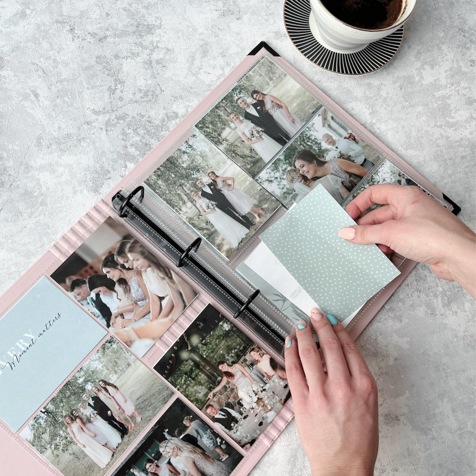 Photo Wedding Guest Book; Scrapbook Guest Book; Minimalist Wedding ...