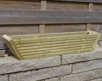 Wooden Window Box Planter