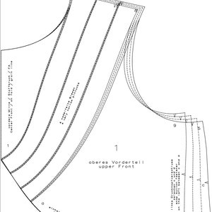 1930s / Evening Blouse Sewing Pattern / Evening Blouse Sewing Pattern 30s / Art Deco / Multisize / Dress Pattern 30s /PDF Download image 3
