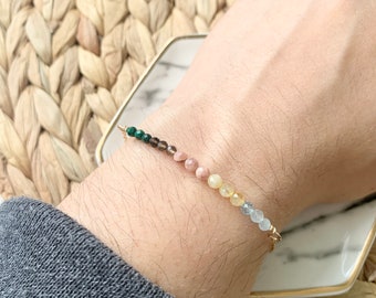 Pulsera de cristal de Escorpio, regalo de cumpleaños de octubre, regalo de cumpleaños de noviembre para Escorpio, regalo de astrología, joyería de Escorpio, regalo de signo del zodíaco de malaquita