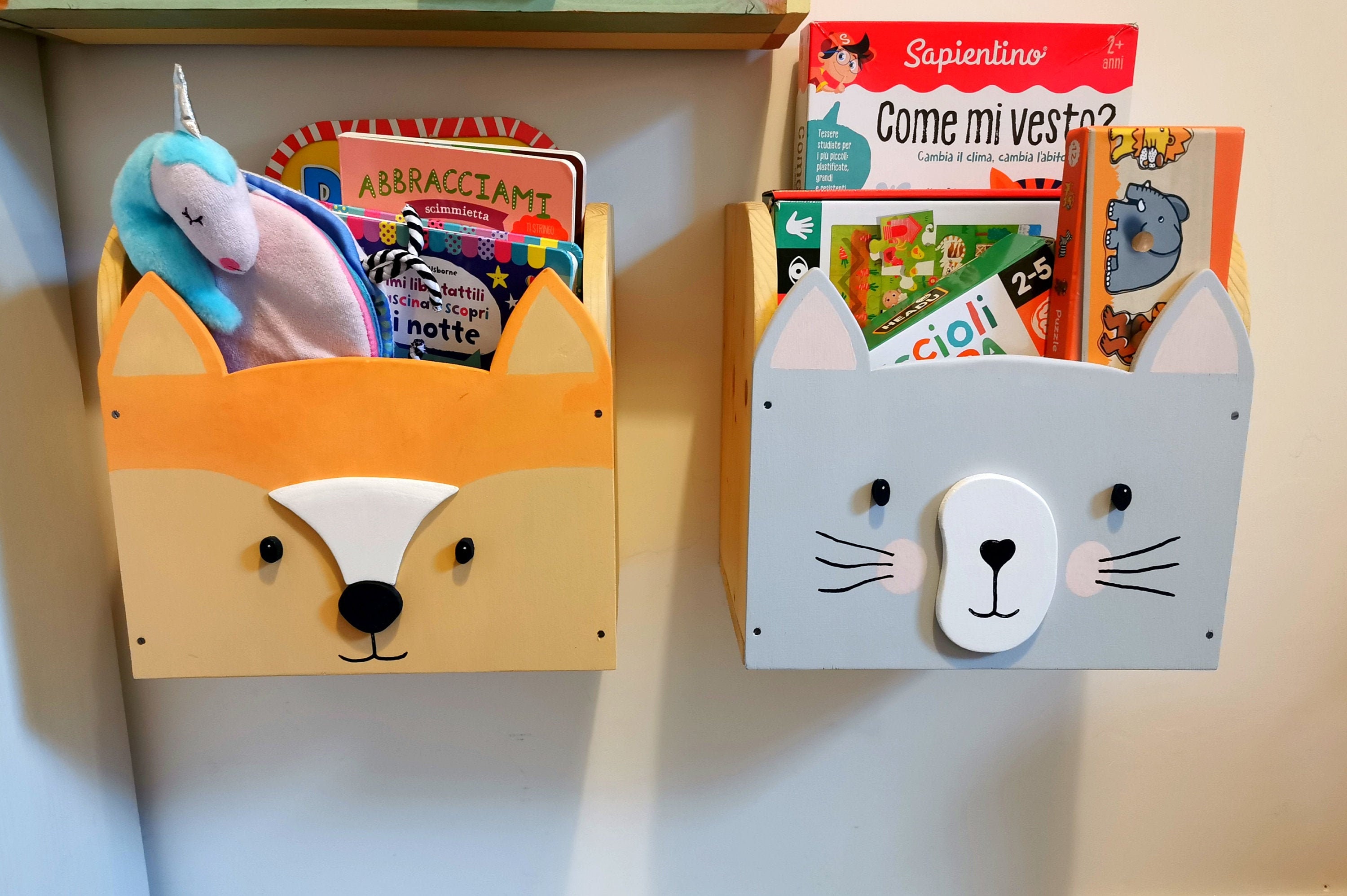 MONTESSORI storage box ORGANIZER toys children's Etsy