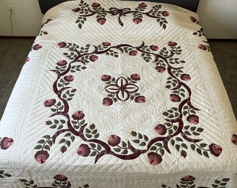 Handgemachte Blumen Amish Quilt