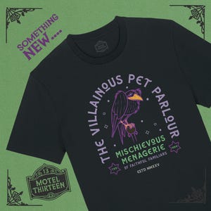 Diablo - The Villainous Pet Parlour - Sleeping Beauty inspired tshirt family sizes (kids to adults)
