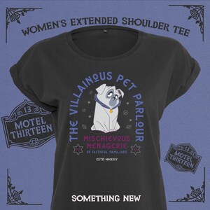 Percy - The Villainous Pet Parlour - Pocahontas inspired woman's extended shoulder slub tee with front print