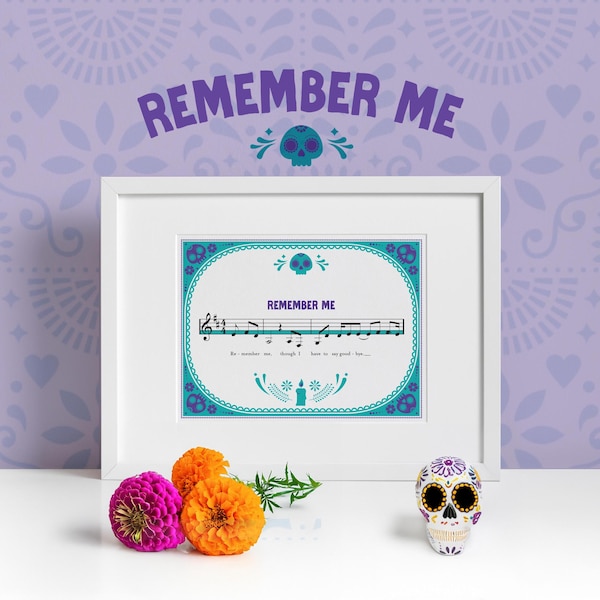 Remember Me - CoCo inspired art print including white mount.