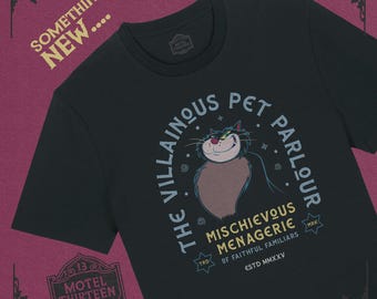 Lucifer - The Villainous Pet Parlour - Cinderella inspired tshirt family sizes (kids to adults)