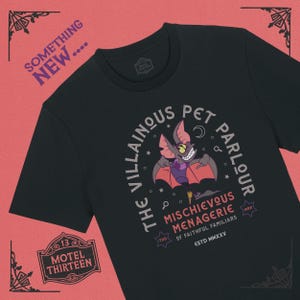 Fidget - The Villainous Pet Parlour - The Great Mouse Detective inspired tshirt family sizes (kids to adults)