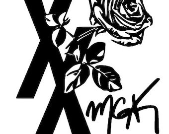 MGK XX Rose SVG - Etsy UK