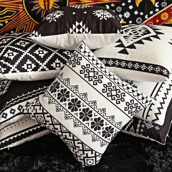 Boho Throw Pillows Etsy