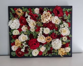 Flower Wall, Floral Wall Decor, 3D Flower Wall, Floral Wall Art