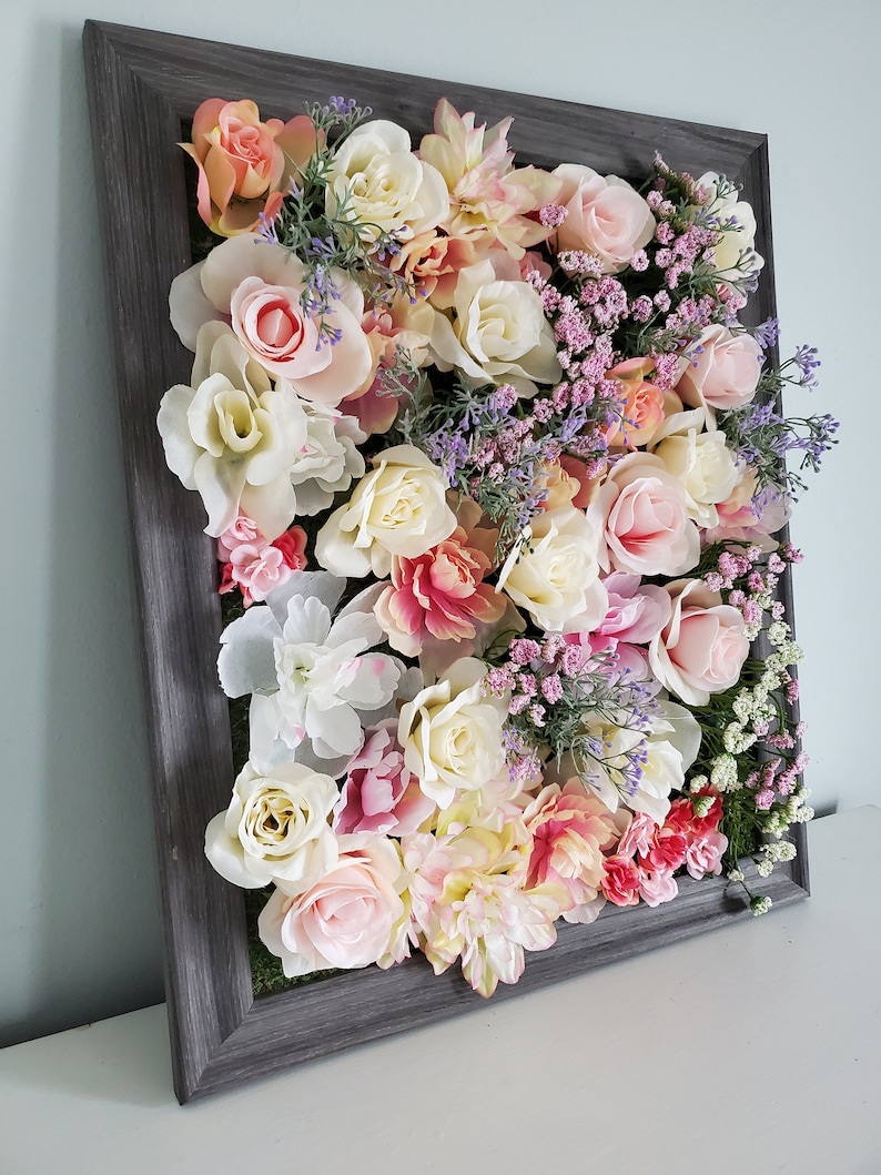 3D Rose Flower Wall Floral Wall Decor Flower Wall Hanging Etsy