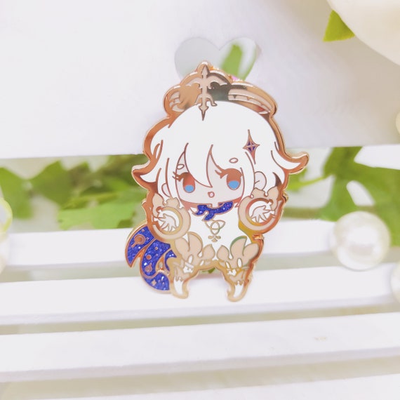 Paimon HARD ENAMEL PIN Genshin Impact | Etsy