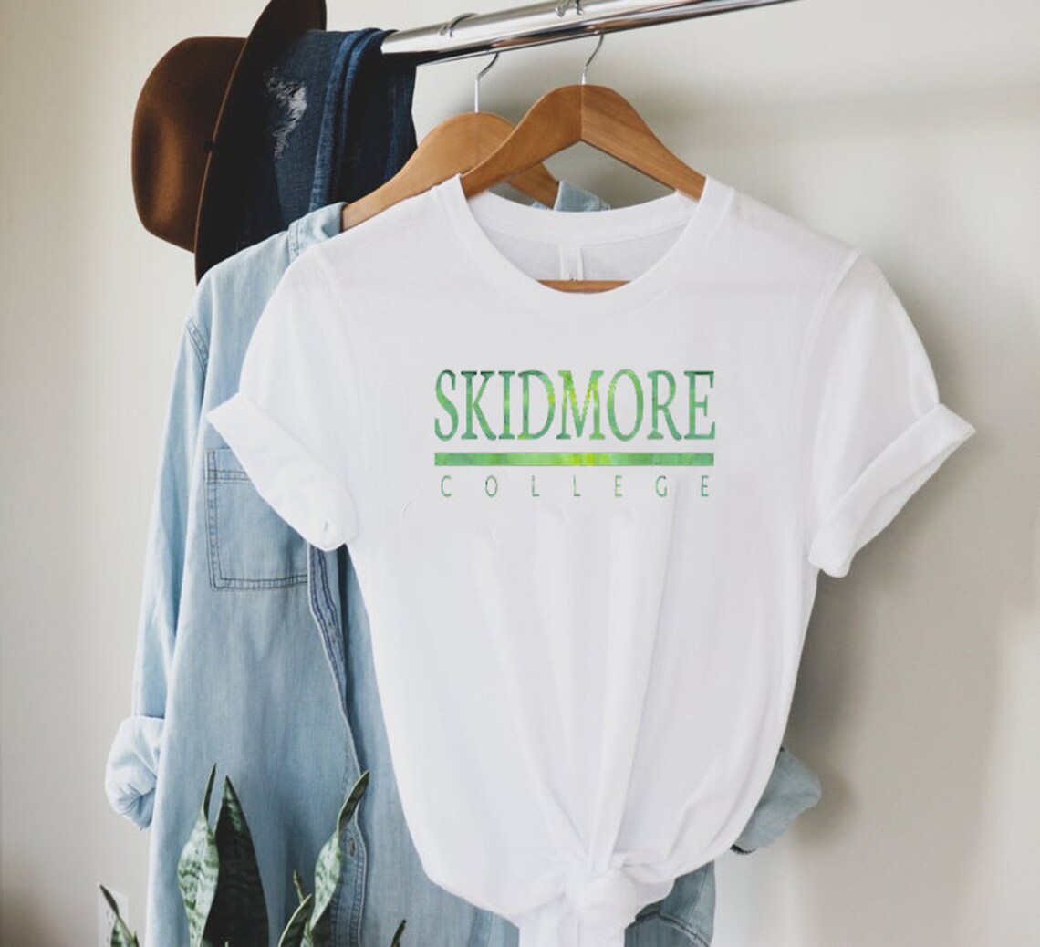 Skidmore College Tshirt Skidmore College Vintage Logo Etsy