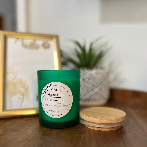 Lemongrass & Sage • 100% Pure Soy Wax