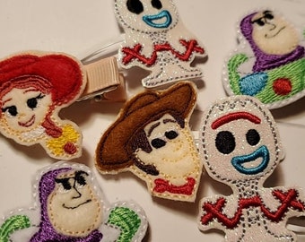 Cowboy Movie Inspired Hair Clips