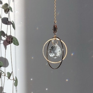 STAR Suncatcher • Mini Crystal Window Hanging • Soothing rainbow prism • Dopamine Decor • Handmade in France • Celestial Gift Idea
