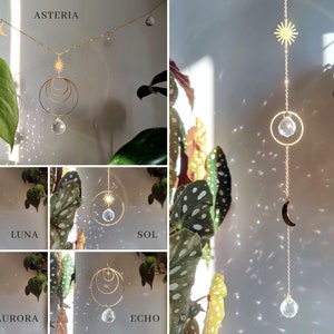 DIY Celestial Suncatchers Kit Make up to 3 sun catchers Hanging Decoration for Home or rear view mirror, handmade in France zdjęcie 5