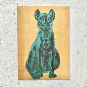 Altaarkaart Bastet / Print / Oude Egypte / Egyptische godin / Bast / Kat / Goddelijk Vrouwelijk / Hathor / Sekhmet / Matriarch Bastet