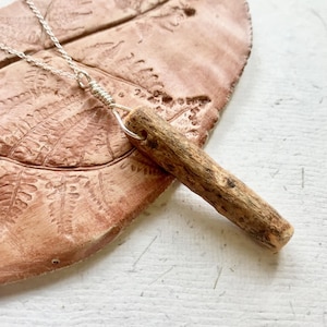 Gorse Ogham Spirit Necklace: Furze, Onn Tree Wisdom, English Folk Magic, Druid, Animism