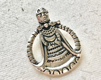 Freyja Pendant / Silver over Bronze / Östergotland / Sweden / Viking / Norse / Heathen / Freya / Jewellery / Seidr / Volva / Galdr / Myth