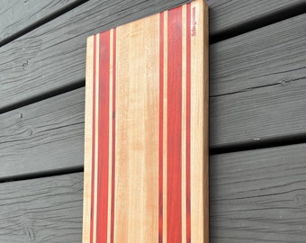 Handcrafted edge grain cutting board