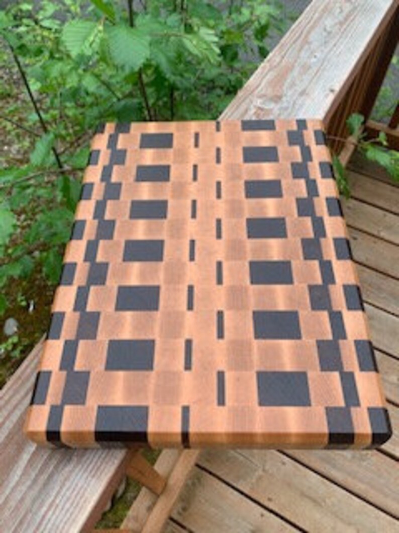 Handcrafted End Grain Cutting Board, Large Etsy