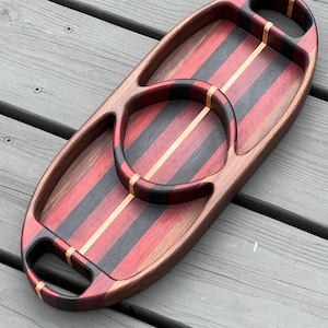 Serving tray, handcrafted