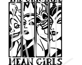 Original Mean Girls_Disney Villains design download