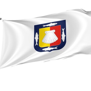 Baja California Flag, Unique Design Print, Double Seams, Bright Colours, Reinforced Fabric, Size 3x5Ft / 90x150cm, Garden flags