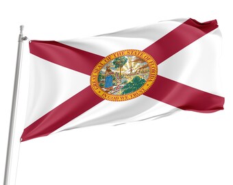 State of Muskogee (1799-1803) Flag | Unique Design Print | High Quality Materials | Size - 3x5 Ft / 90x150 Cm | Made in EU - Ireland
