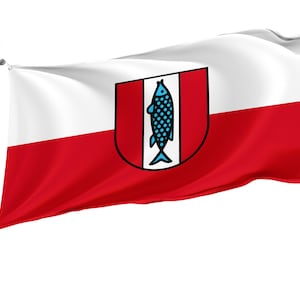 Kaiserslautern Flagge: Einzigartiges Design mit Messingösen (100 x 150)