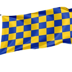Bandiera del Surrey, stampa di design unica, bandiere per uso interno ed esterno, contea britannica, dimensioni - 3x5Ft / 90x150cm, Made in EU