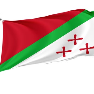 Flag of Katanga, Unique Design Print, Double Sided Large Flag, Size 3x5Ft / 90x150cm, Made in EU