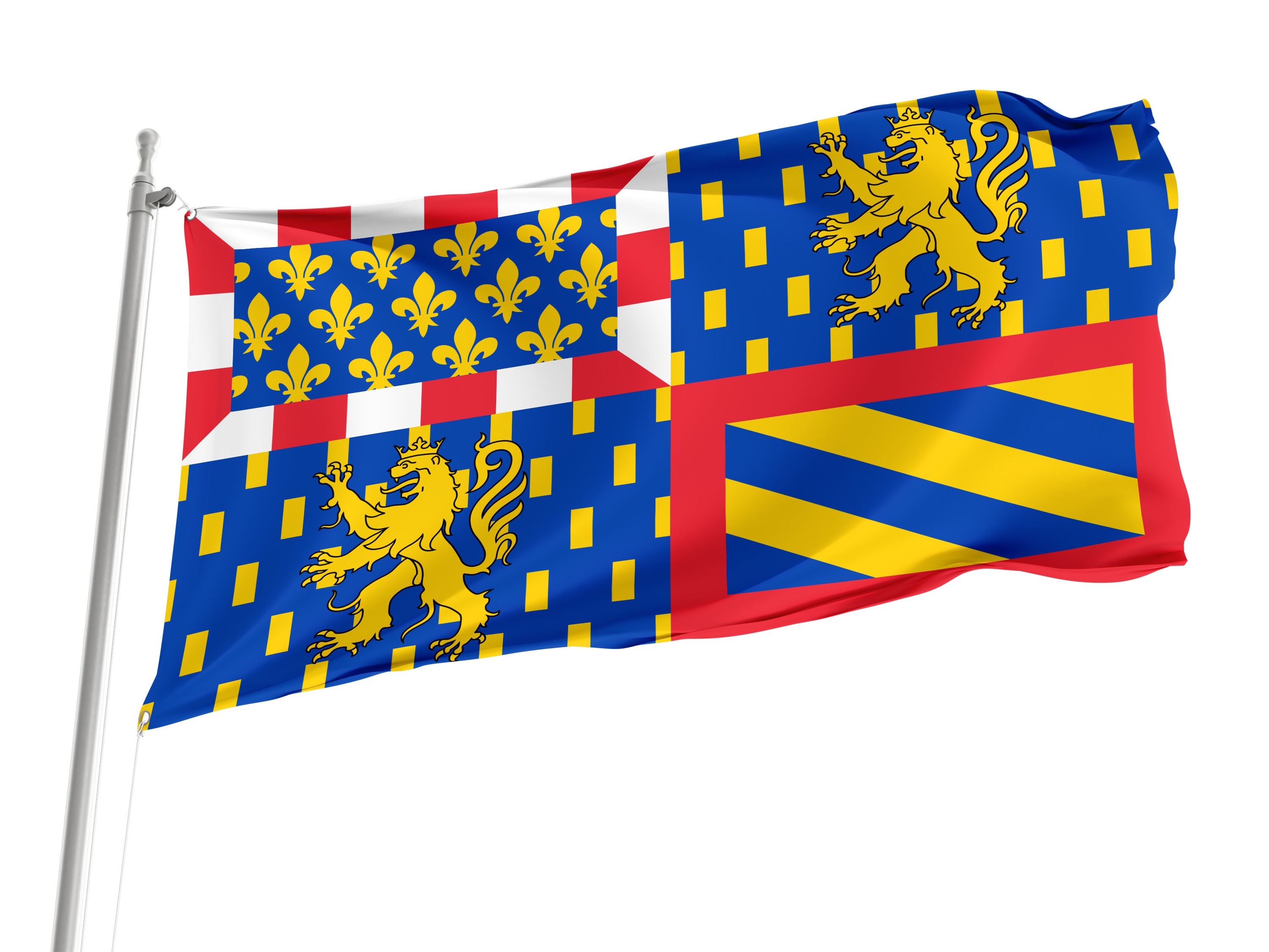 Drapeau Franche Comté - 2 Tailles Disponibles à L'achat - Monsieur-des