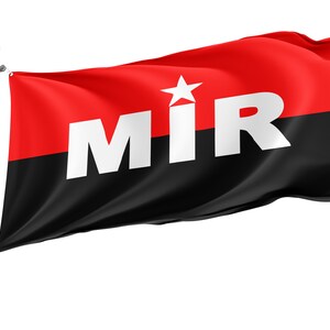 Flag of MIR, Chile, Unique Design Print, Flags for Indoor & Outdoor Use, Size - 3x5Ft / 90x150cm, Made in EU
