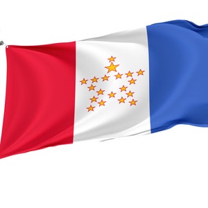 Minnesota 1957 Flag, Unique Design Print, Double Seams, Bright Colours, Reinforced Fabric, Size 3x5Ft / 90x150cm