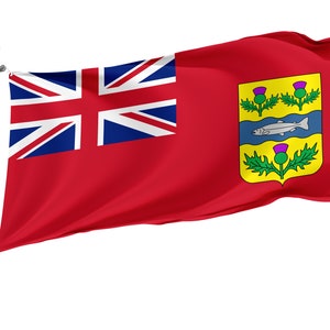 Flag of Nova Scotia (1868-1929), Unique Design Print, Double Sided Large Flag, Size 3x5Ft / 90x150cm, Made in EU