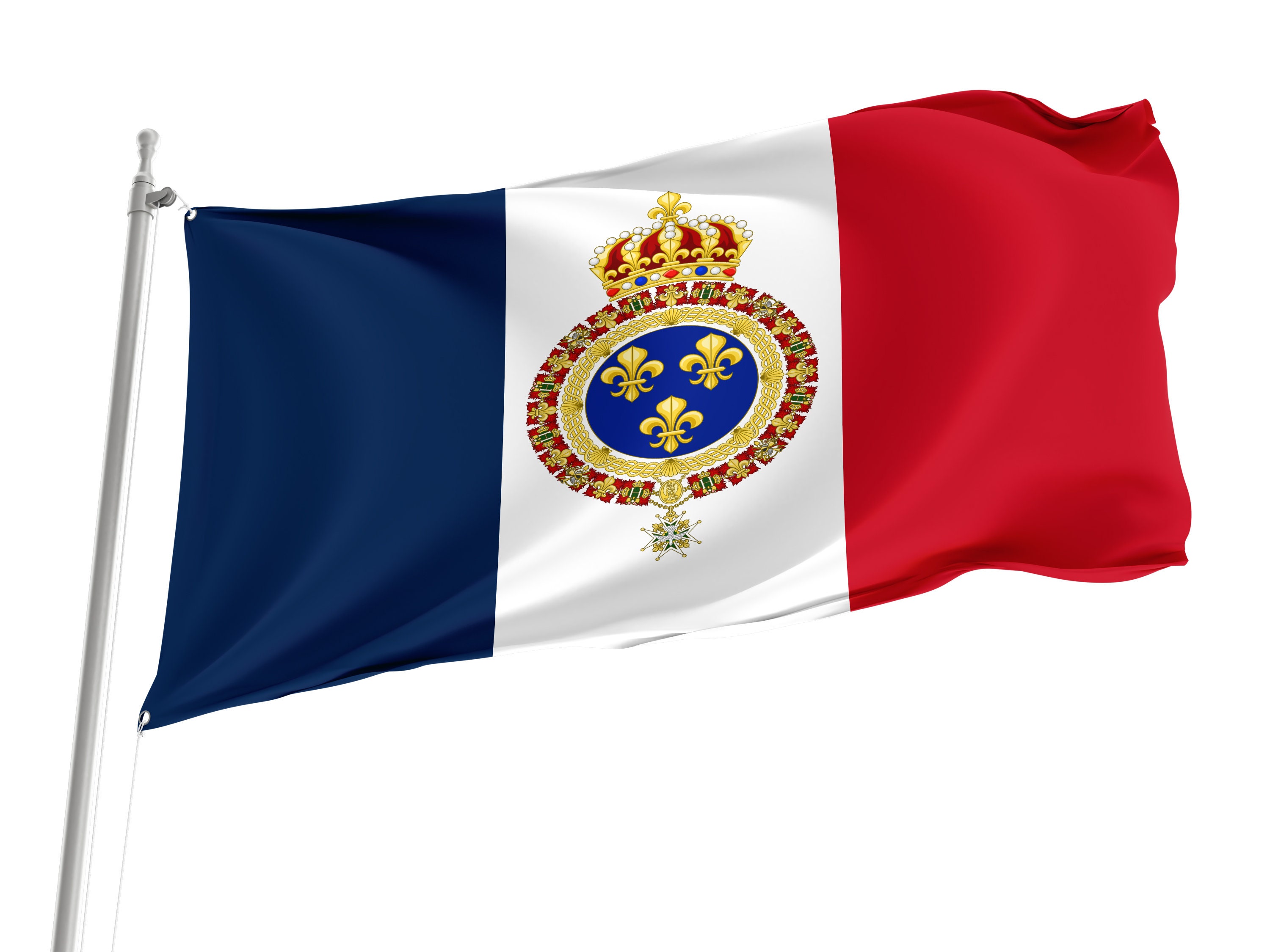 Ｆフランス軍＊１７９０～１７９４年トリコロール旗（真贋不明） Fフランス軍＊1790～1794年トリコロール旗（真贋不明）