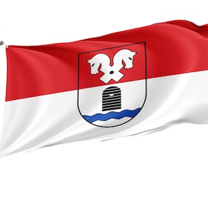 Ville drapeau de Bad Fallingbostel, impression de design unique, drapeaux pour une utilisation intérieure et extérieure, taille - 3x5Ft / 90x150cm, fabriqué dans l’UE