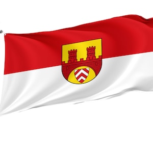 Bielefeld Flag with Brass Grommets, Unique Design Print, Double Sided Large Flag, Size 3x5Ft / 90x150cm, Made in EU