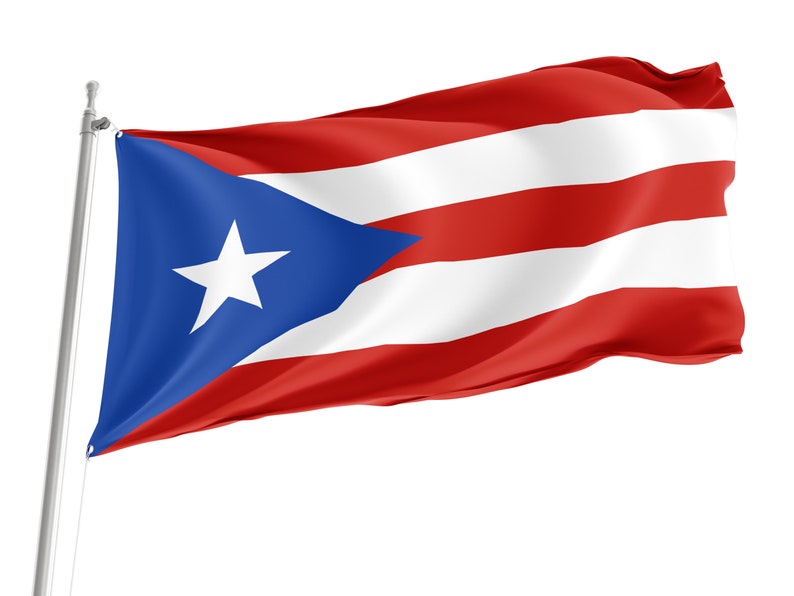 Pouter Rico Flag Puerto Rico Flag: Patriotic Indoor/outdoor Banner (3x5 Ft) - Etsy