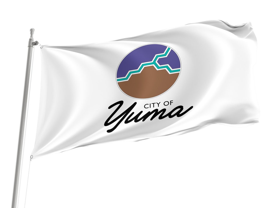 Yuma, Arizona Flag, Unique Design Print, Double Seams, Bright Colours