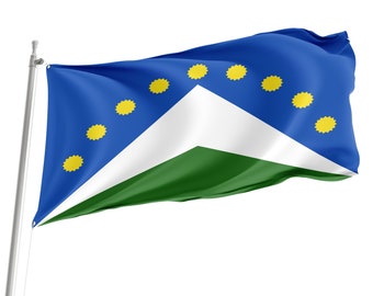 Bandera del Departamento de Junín, Perú, para uso interior y exterior, fabricada en la UE.