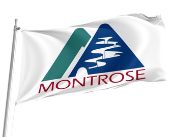 Bandera de Montrose, Colorado: Diseño único, colores brillantes (90 x 150 cm)