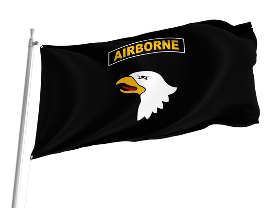 Airborne Flagge – 90 X 150 Cm, Polyester, Wetterfest Mit Metallösen, Siebdruck