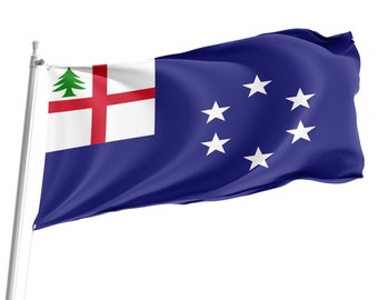 Flag New England 1988, Unique Design Print, Flags for Indoor & Outdoor Use, Size - 3x5Ft / 90x150cm, Made in EU