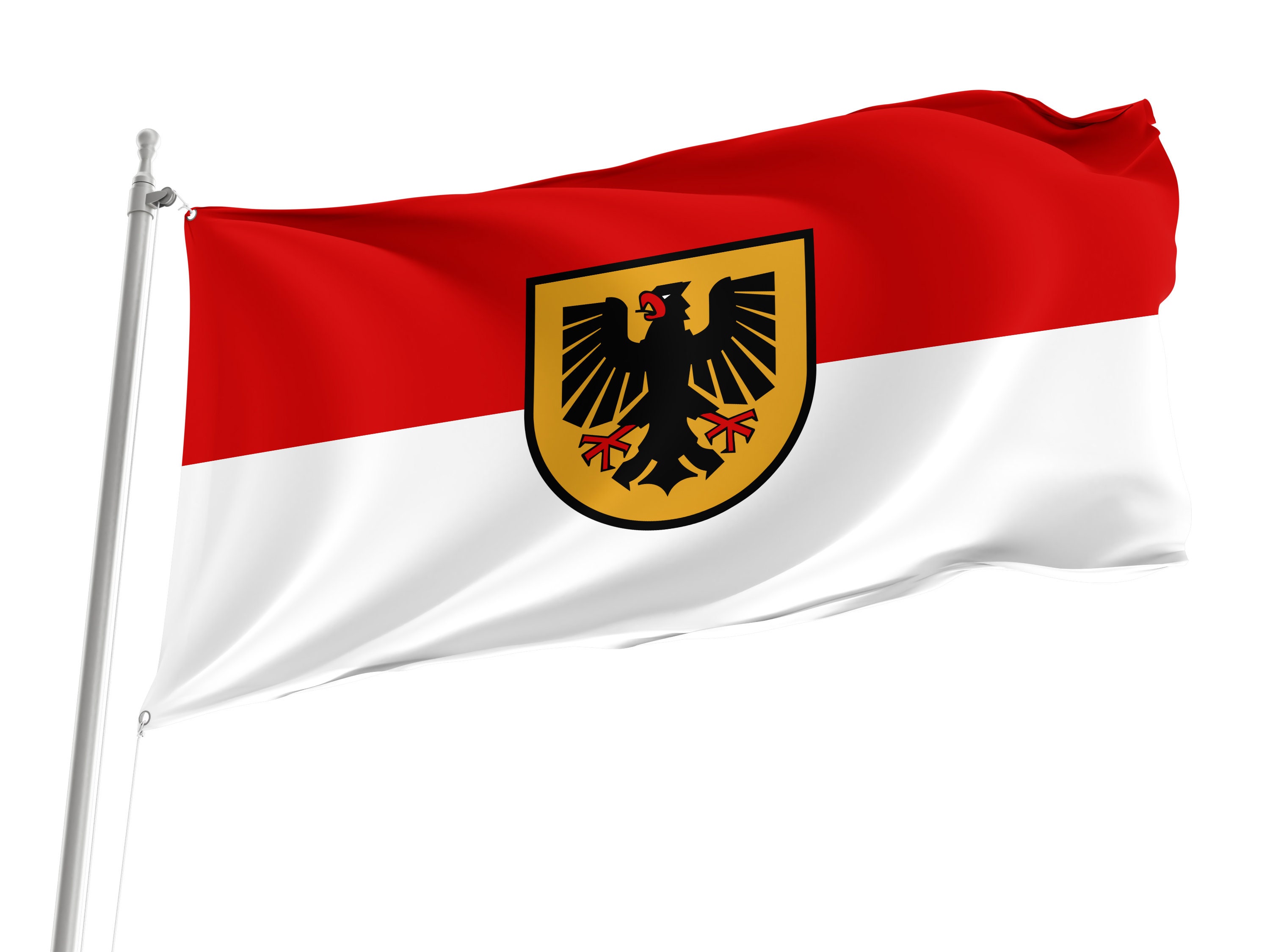 Bandiera Germania Città Dortmund Bandiera Dortmunder Bandiera Issata - Foto 8