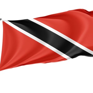 Flag of Trinidad and Tobago, Patriotic Flags, Unique Design Print, Flags for Indoor & Outdoor Use, Size - 3x5 Ft / 90x150 cm, Made in EU
