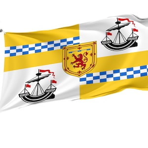 Personal Duke of Rothesay Flag with Brass Grommets, Unique Design Print, Double Sided Large Flag, Size 3x5Ft / 90x150cm, Made in EU