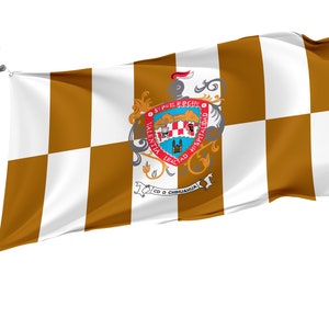 Chihuahua Flag, Unique Design Print, Double Sided Large Flag, Size 3x5Ft / 90x150cm, Made in EU